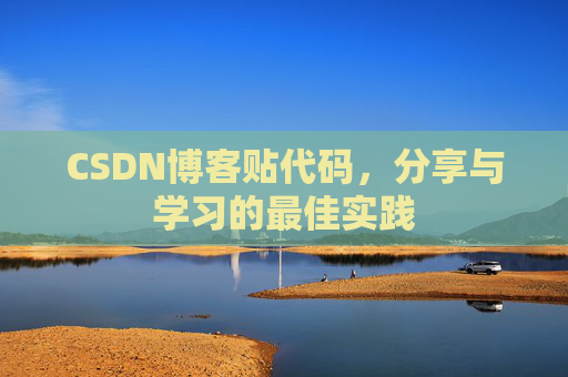 CSDN博客贴代码，分享与学习的最佳实践